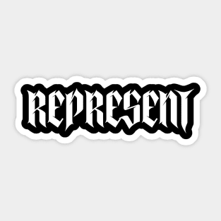 NATE DIAZ REPRESENT Sticker